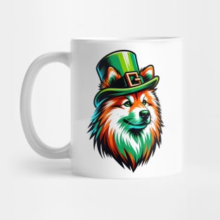 Finnish Spitz Celebrates Saint Patrick's Day Mug